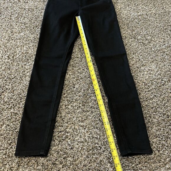 Old Navy Jeggings 2 Black Denim Mid-Rise Skinny Adjustable Waist NWT - Picture 5 of 11